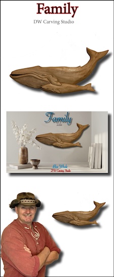 Familt Wall art, whale art